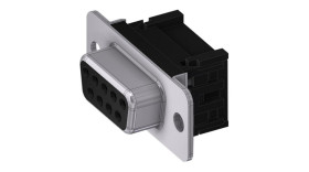 Złącze D-Sub 9-pinowe Żeński Proste