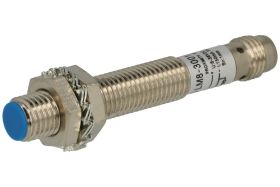 Czujnik; indukcyjny; LM8-3001PAT; PNP; NO; 1mm; 10÷30V; DC; 150mA; cylindryczny metalowy; fi 8mm; 50mm; zabudowany; ze złączem M