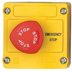 BACO BALBX11302 Kill Switch IP66 Enclosure 240V AC 2.5A 2 Breakers