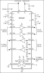2.5V to +5.5V RS-232 Tranceivers in UCSP