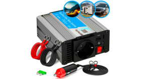 Przetwornica Napięcia Samochodowa 12V, 300W Modyfikowany Sinus Extralink...