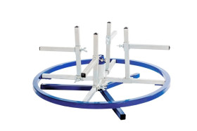 Kołowrotek do odwijania, rozwijania lub nawijania kabli, przewodów oraz węży fi 560mm A-KW