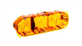 Puszka Uniwersalna 214Mm 72X40mm Potrójna Pomarańczowy Batibox 080103