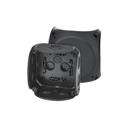 Skrzynka zaciskowa Polipropylen 70 x 104 x 104mm Czarny IP66 HENSEL