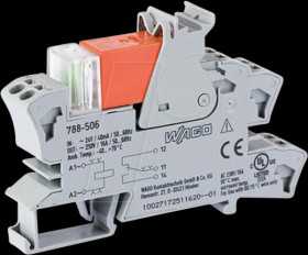 788-506 Relay module, 24 V AC, 16 A, 1 CO