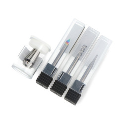 Zestaw 3 frezów do CNC + tuleja zaciskowa ER11-A 4 mm - do Snapmaker Artisan/2.0