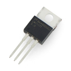 Stabilizator LDO 5V LM1117T-5.0 - THT TO220