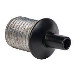 Blokada linki stalowej do lamp - czarna - stoper linki stalowej - blokada z kulką