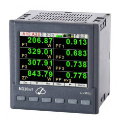 Lumel ND30IoT 1121MQM0 Digital Meter Rail-Mount Single/Three-Phase IoT