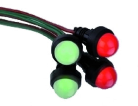 Lampka sygnalizacyjna LED 10mm czerwona 24V AC LS LED 10 R 24 004770808