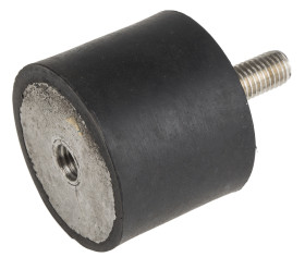 Podstawka antywibracyjna M10 średnica 50mm wysokość całkowita 40mm Cylinder męski-żeński