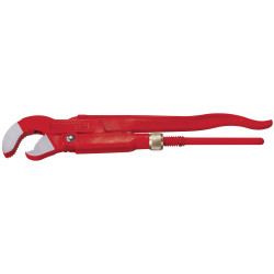 Rothenberger 70125 SUPER S L-Pipe Wrench 45&#xB0; for Pipes Up To 3&quot;