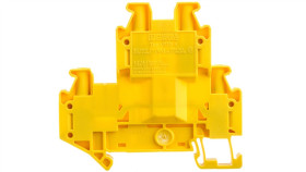 Złączka Szynowa 2-Piętrowa 4Mm2 Żółta Ex Uttb 4 Ye 3035467 /50Szt./