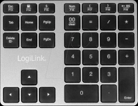 ID0187 Keypad, Bluetooth, arrows, space grey