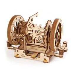 Mechanizm różnicowy - STEAM LAB - model mechaniczny do składania - fornir - 163 elementy - Ugearsmodels 70132