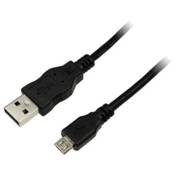 LogiLink CU0013 USB cable USB-A to Micro-B 0.60m Black