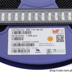 68611014422 Socket 10 Pin to Tape SMD WURTH