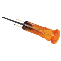 Lampka kontrolna do montażu panelowego 240V Pomarańczowy 10mm Neonowy Molveno