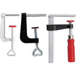 Bessey TK6 Table Clamp 60mm Span Dia8mm Drilling 22mm Jaw Height