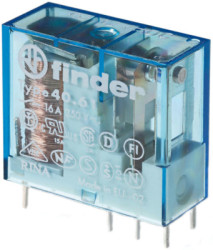 Relay, 1 Form C (NO/NC), 24 V (DC), 1.15 kΩ, 16 A, 400 V (AC), monostable, 40.61.7.024.4000