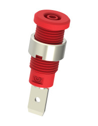 Gniazdo bananowe Żeński Wtykowa Czerwony 10A Electro PJP