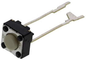 Klosz do przycisku dotykowego SPST 50 mA przy 24 V DC 4.3mm 0.9mm Przewlekany