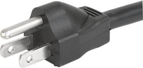 Device connection cable, North America, plug type B, straight on C13 socket, straight, SJT 3 x AWG 18, black, 1.5 m, 6051.2061