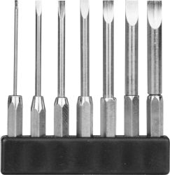 Bity Donau Elektronik MBS70, płaski, stal chromowo-niklowo-molibdenowa, 7 szt.