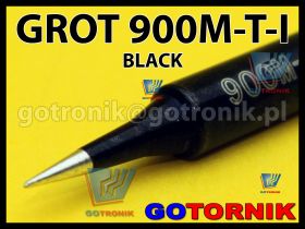 Grot 900M-T-I BLACK do stacji lutowniczych produkcji Zhaoxin/ Aoyue / PT / WEP / Yihua /