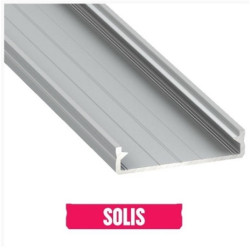 Profil LUMINES typ SOLIS srebny anod.2m n/t 43x9,3