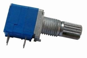 Potencjometr obrotowy 10k Ohm 9x11 liniowy z wyłącznikiem