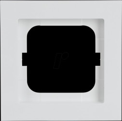 1721-284 Cover frame 1-gang, studio white - Busch-axcent®