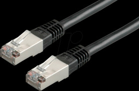 21990816 Patch cable Cat.6 S/FTP PIMF black 1.5m