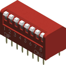 Diptronics NDP-04V Przełącznik typu DIP Ilość styków 4 typ Piano 1 szt.