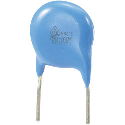 TRU COMPONENTS 450157 Ceramic disc capacitor Radial lead 1000 pF 250 V AC 10