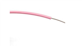 Przewód Jednożyłowy Linkowy, 0,6 Mm2, 1/0,6 Mm, 19 Awg, Pvc, 1 Kv Ac, Różowy,...