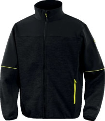 Bluza z siatki poliestrowej I tkaniny Softshell, kolor Czarny, rozmiar: 3XL, BEAV2NO3X