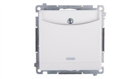 Simon 54 Łącznik Hotelowy Podwójny Biały Dwh2.01/11