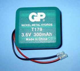 3,6V/300mAh T-179 GP AKU.