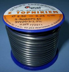 Sn60Pb40 SW-26 Q 2,50 MS 250g CYNEL