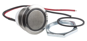 Nasadka przełącznika Chwilowy SPST średnica wycięcia 19.43mm, montaż panelowy ITW Switches