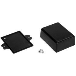 TruComponents 308148 Flanged box ABS Black