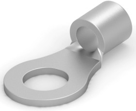 Uninsulated ring cable lug, 1.04-2.62 mm², AWG 16 to 14, 4.34 mm, M4, metal, 324955