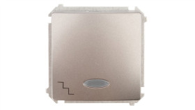 Simon Basic Łącznik Schodowy Z Podświetleniem, Szybkozłącza, Stal Inox...