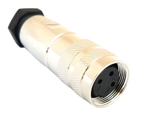 Złącze wielostykowe przemysłowe 5-pinowe M16, panelowe Gniazdo Bulgin