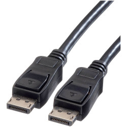 Value 11.99.5602 DisplayPort cable 2.00 m Black Shielded