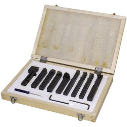 Holzmann 9TLG12 Machine Chisel Set 9-Piece Woodworking Precision