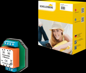 24201 Roller shutter isolating relay, central, 2-fold