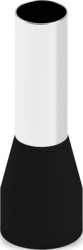 Insulated wire end ferrule, 25 mm², 30 mm/18 mm long, DIN 46228-4, UL 486F-E, black, 2100032