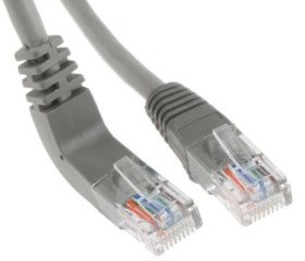 Kabel kat. 5e U/UTP Szary 1m